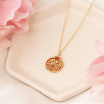 925 Sterling Silver Enamel Pomergranate Necklace