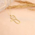 925 Sterling Silver Stethoscope Name Necklace