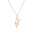 925 Sterling Silver Om Breathe Necklace