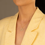 925 Sterling Silver Trinity Knot Necklace