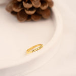 925 Sterling Silver Alyans Ring Personalized Custom Name