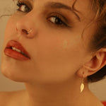 925 Sterling Silver Leaf Earrings