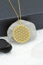 925 Sterling Silver Flower Of Life Necklace