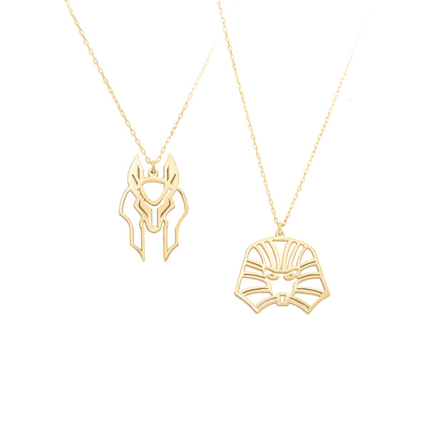 925 Sterling Silver Egyptian Mythology Necklace