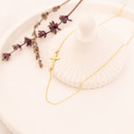 925 Sterling Silver Sideways Cross Necklace