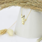 925 Sterling Silver Rabbit Necklace