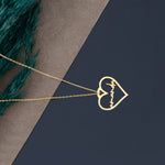 925 Sterling Silver Heart Name Necklace