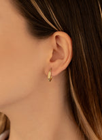 925 Sterling Silver Spiral Kemerli U Earrings