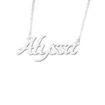 925 Sterling Silver Name Necklace 325