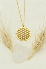 925 Sterling Silver Flower Of Life Necklace