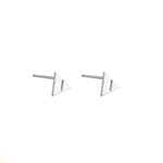 925 Sterling Silver Triangle Earrings