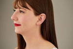 925 Sterling Silver Tiny Eye Stud Earrings