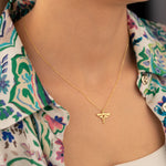 925 Sterling Silver Firefly Necklace