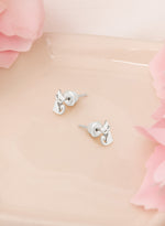 925 Sterling Silver Cat Studs