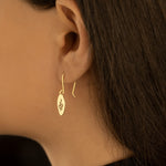 925 Sterling Silver Snake Dangle & Drop Earrings