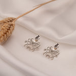 925 Sterling Silver Octopus Ear Jacket Earrings