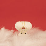 925 Sterling Silver Elephant Enamel Necklace