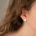 925 Sterling Silver Enamel Rabbit Earring