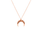 925 Sterling Silver Viking Horn Necklace