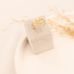 925 Sterling Silver Double Name Fuck Off Ring