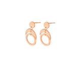 925 Sterling Silver Moon Phase Dangle Earrings