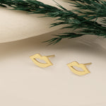 925 Sterling Silver Dainty Lip Earrings