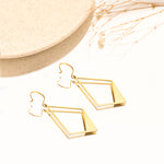 925 Sterling Silver Square Hoop Earrings