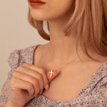 925 Sterling Silver Small Cross Necklace