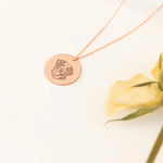 925 Sterling Silver Köpek Silüeti Necklace