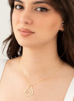 925 Sterling Silver Mountain Ring Holder Necklace