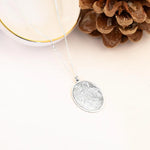 925 Sterling Silver Parmak Izi Necklace