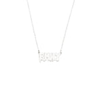 925 Sterling Silver Personalized Melting Custom Name Necklace