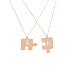 925 Sterling Silver Personalized Puzzle Necklace