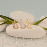 925 Sterling Silver Infinity Spiral Earrings