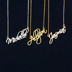 925 Sterling Silver Custom Name Necklace