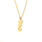 925 Sterling Silver Little Kitty Cat Necklace