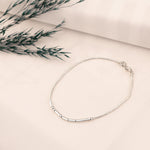 925 Sterling Silver Morse Code Bracelet