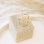 925 Sterling Silver Square Ring