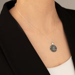 925 Sterling Silver Tevhid Dualı Necklace