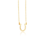 925 Sterling Silver Horseshoe Name Necklace