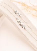 925 Sterling Silver Birth Flower Bracelet,