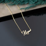 925 Sterling Silver Name Necklace 323