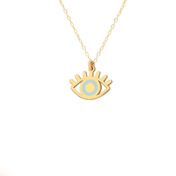 925 Sterling Silver Evil Eye Evil Eye Necklace