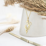 925 Sterling Silver Om Breathe Necklace