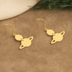 925 Sterling Silver Handmade Saturn Earring