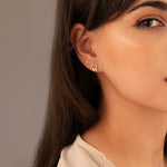 925 Sterling Silver Dental Stud Earrings