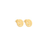 925 Sterling Silver Wink Emoji Studs 436