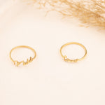 925 Sterling Silver Name Ring