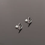 925 Sterling Silver Darth Vader Earrings