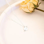 925 Sterling Silver Saturn Necklace